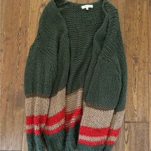 Green cardigan from the Buckle size Large